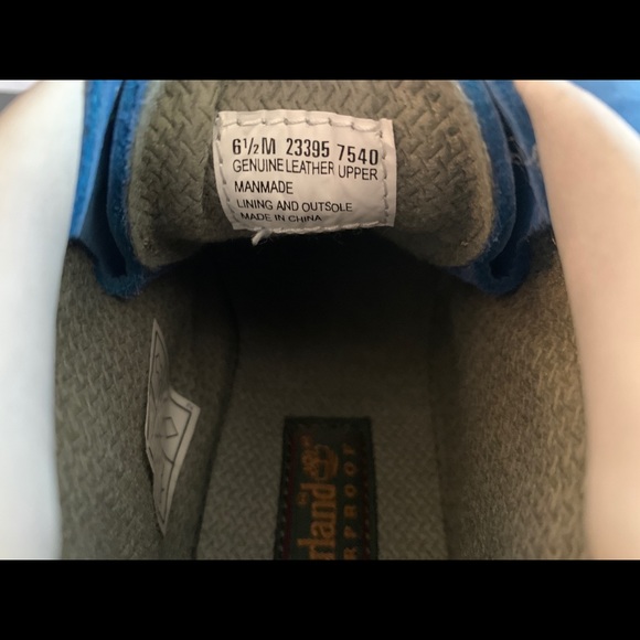 Timberland Women’s Boot | Size 6.5 | Baby Blue - Picture 2 of 6